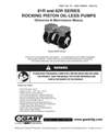 81R & 82R Series Vacuum Pumps and Compressors Operation & Maintenance Manual